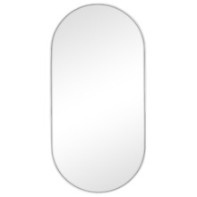 120cm Nova Oval Aluminium Wall Mirror